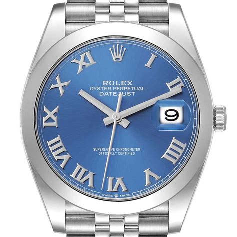 rolex datejust oro e acciaio uomo|rolex datejust blu.